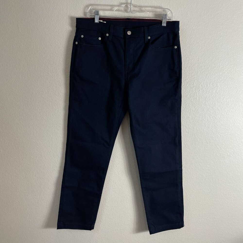 NEW American Giant Mens 32X30 Roughneck‎ Straight Fit Jeans Navy Blue USA